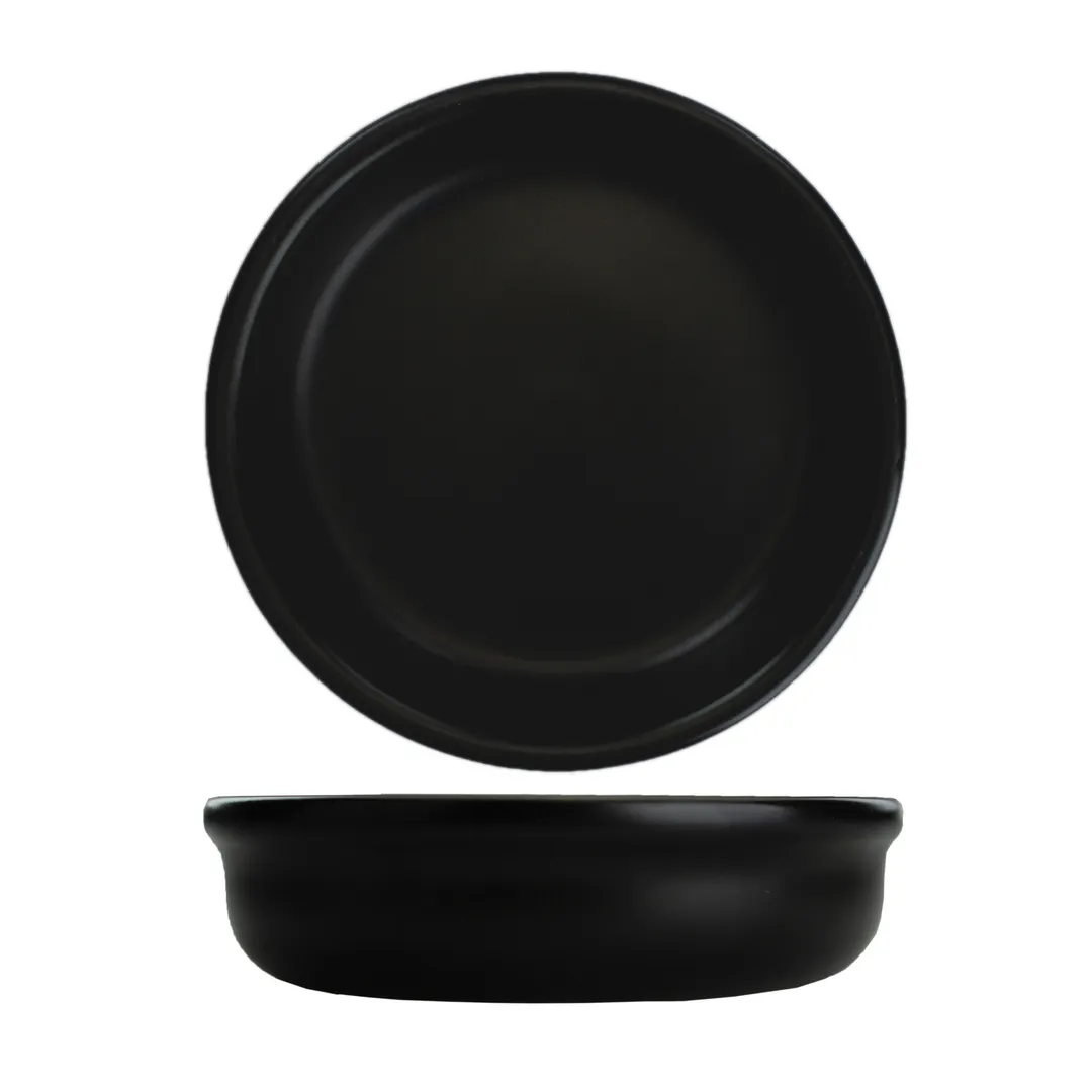 International Tableware OB-55-B Ramekin, 8oz, 5-1/8" dia, 1-3/8" H, Oven Safe 450°F - 1 Dozen