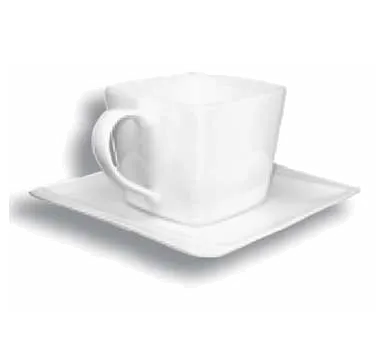 International Tableware PC-1 China Cups, 10 oz., 3-3/8" dia. x 2-3/4" H, Bright White, 1 Dozen