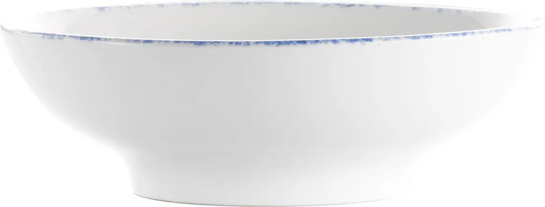 International Tableware PR-207-CB - 20 oz Porcelain Bowl, 6"¾ x 2"¼, Blue Underglaze - 1 Dozen