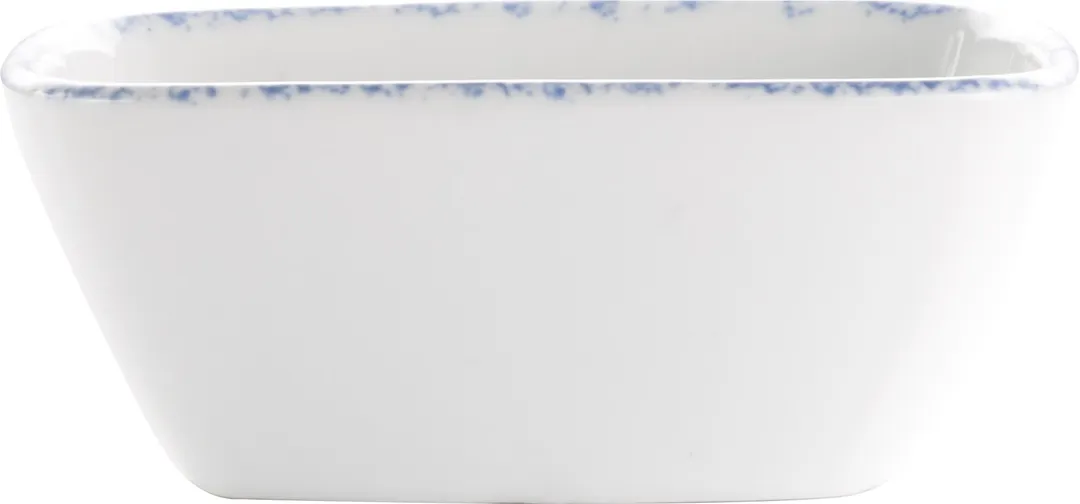 International Tableware PR-31-CB - Square Fruit Dish, 6 oz (3" x 1½"), Blue Porcelain - 1 Dozen