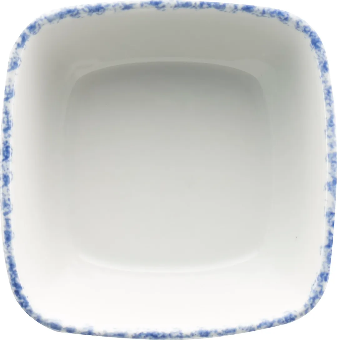 International Tableware PR-31-CB - Square Fruit Dish, 6 oz (3" x 1½"), Blue Porcelain - 1 Dozen