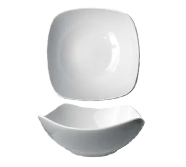 International Tableware QP-11 - 11oz Fruit Bowl, Porcelain, White, Vitrified, Microwave Safe - 1 Dozen