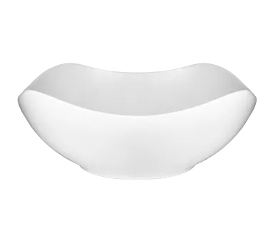 International Tableware QP-24 - 25 oz Porcelain Bowl 7"×7"×2¾" Dishwasher Safe - 1 Dozen