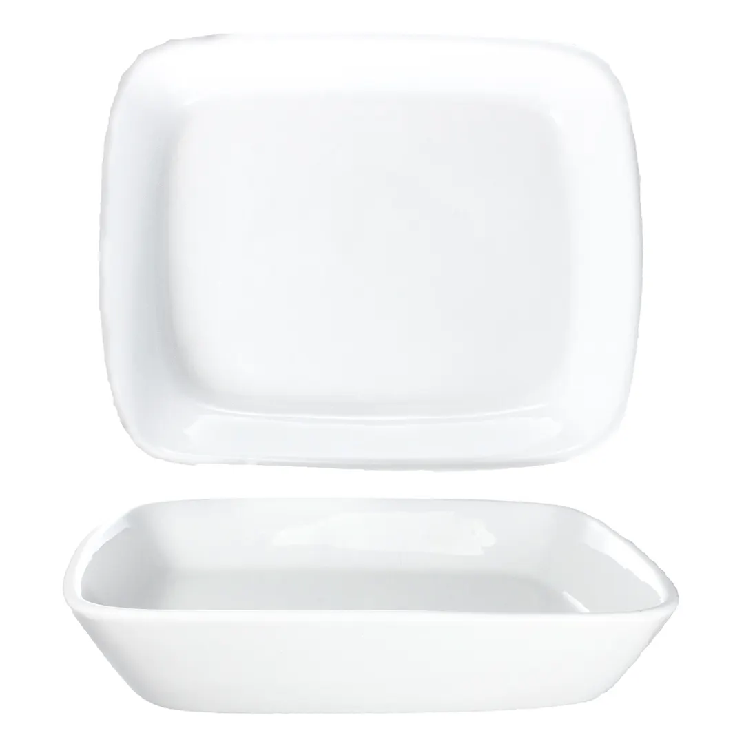 International Tableware QP-86 - 8" x 6½" China Bowl, 26 oz, White, Microwave Safe - 1 Dozen