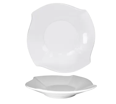 International Tableware RA-10 14oz Grapefruit Bowl, 6-3/4" Dia., 1-5/8" H, Porcelain, White, 1 Dozen