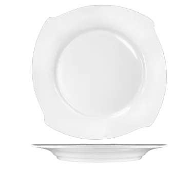 Tableware RA-21 China Plate, 12-1/2" Round, Porcelain, Microwave Safe - 1 Dozen