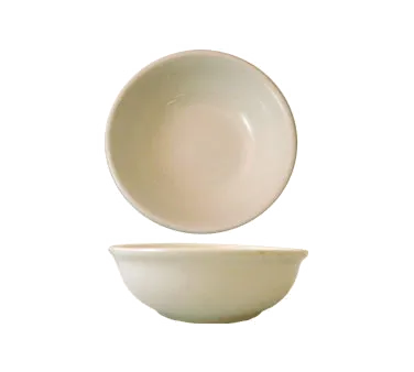 International Tableware RO-18 16oz Nappie Bowl, 5.75" Dia x 2.25" H, Ceramic, White, 1 Dozen