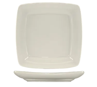 International Tableware RO-7S China Plate, 7" Ceramic, White, Rolled Edge, Microwave Safe - 1 Dozen