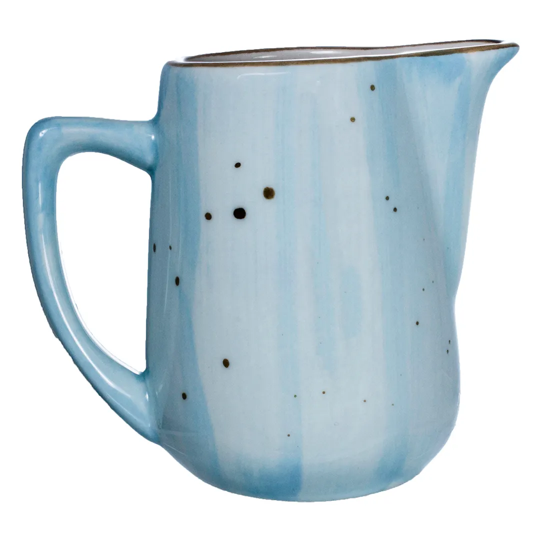 International Tableware RT-100-IC Creamer Pitcher, 6‑8 oz Ceramic Iceburg, Handle, Safe - 1 Dozen