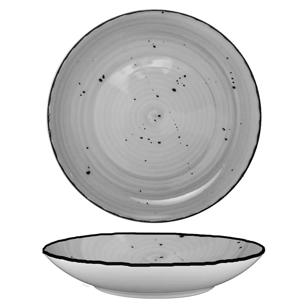 International Tableware RT-110-ST - 46oz 10" Pasta Bowl, Ceramic, Dishwasher Safe - 1 Dozen