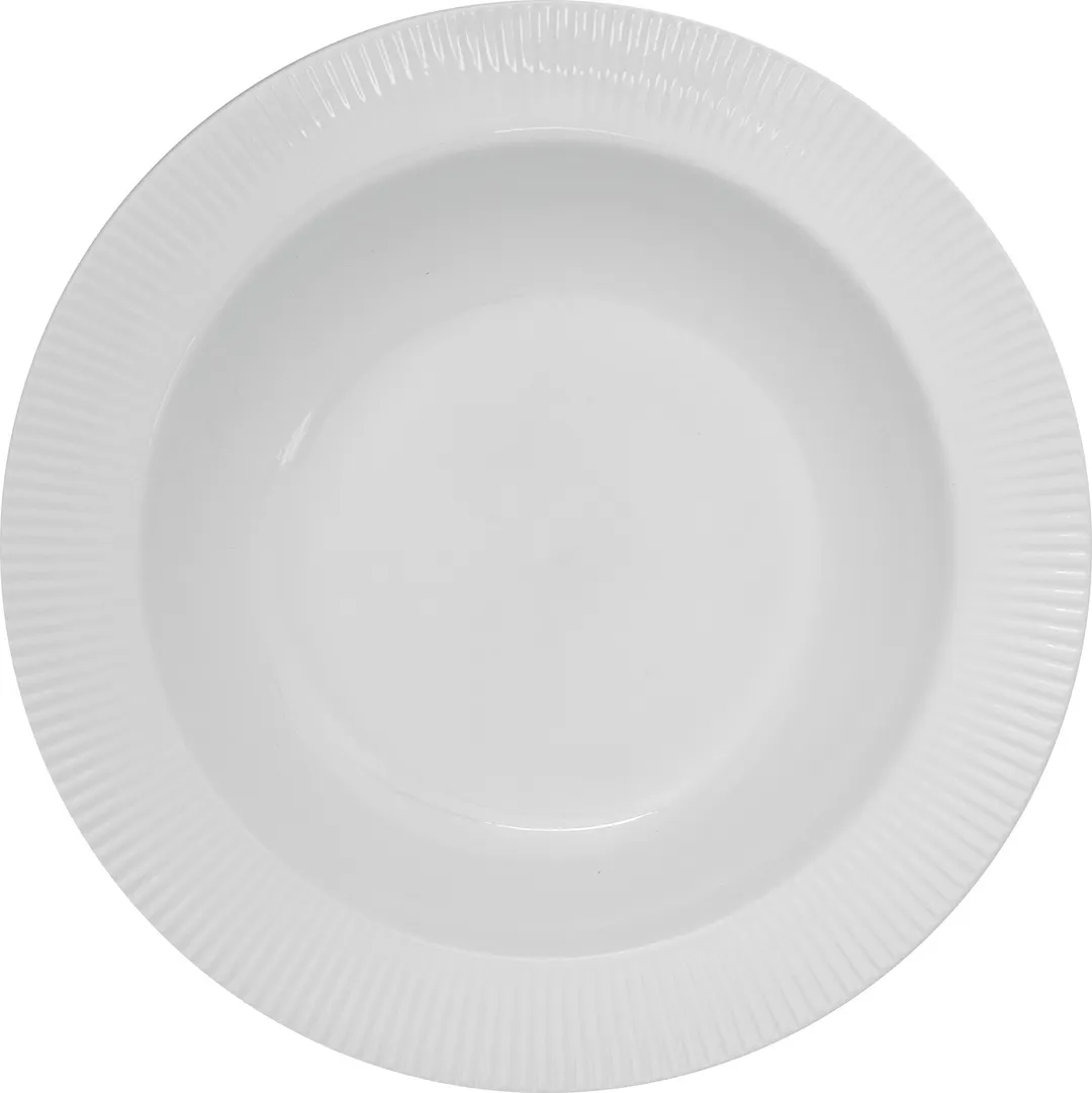 International Tableware SB-3 - Nappie Oatmeal Bowl, 8" x 1-1/4" (7 oz), Porcelain Sunburst™, 1 Dozen