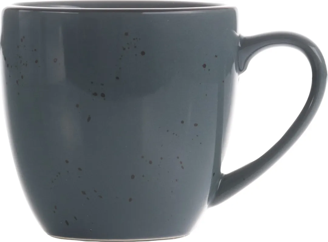 International Tableware SH-57-LN - 10.5 oz Blue Cup, 3.6" Dia x 3.25" Hgt, Glaze, Trim - 1 Dozen