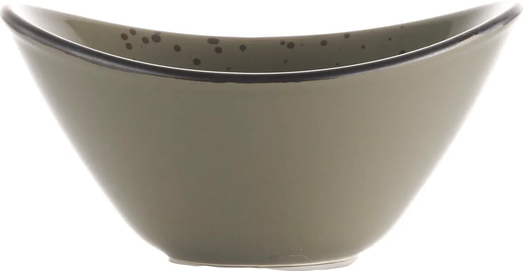 International Tableware SH-910-GS 5" Bowl, 7oz, Smoke with Dark Brown Speckles, Ceramic, 1 Dozen