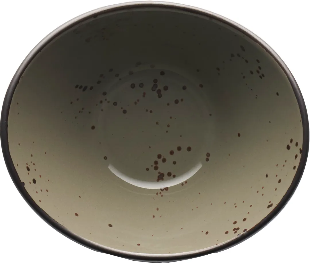 International Tableware SH-910-GS 5" Bowl, 7oz, Smoke with Dark Brown Speckles, Ceramic, 1 Dozen