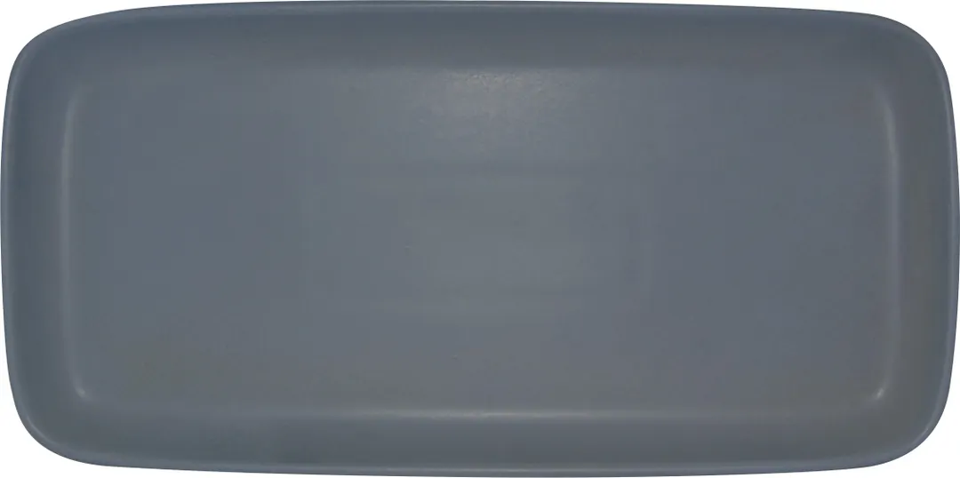 International Tableware SR-122 China Platter, 12" x 6" Glaze, Nevada Grey & Sand, 1 Dozen