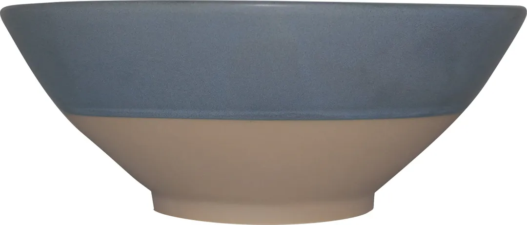 International Tableware SR-44 Footed Bowl, 7"-7 7/8 x 3"-1/8, 38 oz Grey & Sand Glaze, 1 Dozen