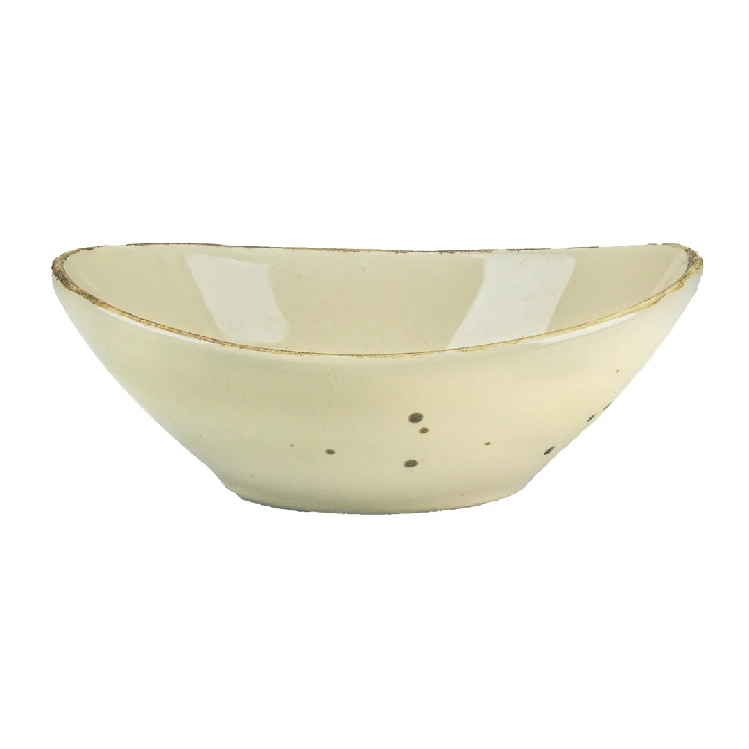 International Tableware SV-15-KH 11oz China Bowl, 6-1/2" x 4-1/2" x 2-3/8", Microwave Safe - 1 Dozen