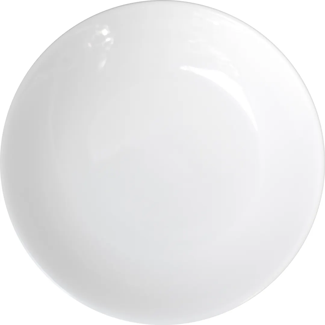 International Tableware TN-111 - 11" Round Pasta Bowl, 50 oz (1.5 Qt) White Porcelain - 1 Dozen