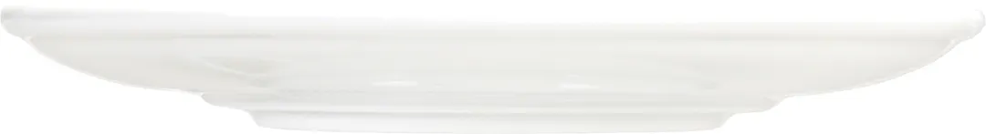 International Tableware WA-2 Saucer, 6" Porcelain, White Wave™ Finish, Fits WA-23 Cup - 1 Dozen