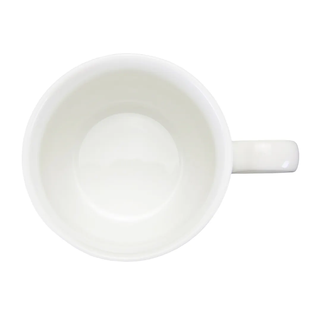International Tableware WA-23 Porcelain Cup, 7 oz (3-1/4" Dia x 2-5/8" H), White - 1 Dozen