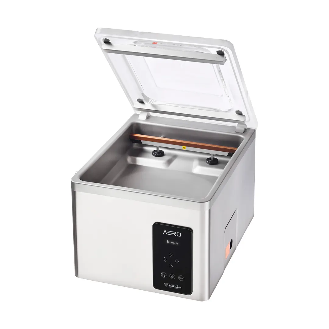 Henkelman AERO 42XLII Vacuum Sealer, 16.5"W x 16"D x 7"H Chamber, Steel, 0.80 HP, 110-120V, 6ft Cord, ETL