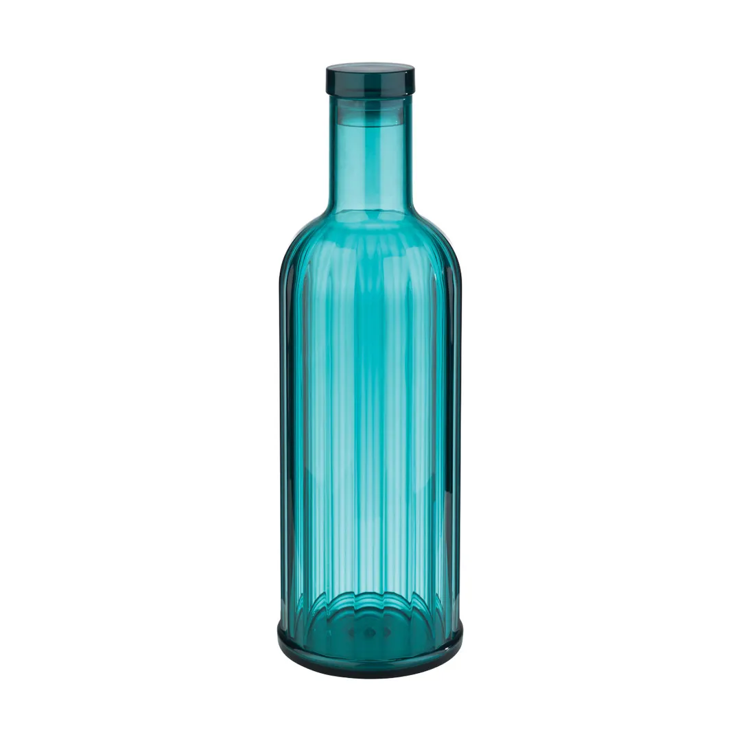 APS Germany APS 10749 - 34 oz Bottle, 3-5/8" Dia x 11-1/4" H, Plastic, Silicone Ring Top - 12/Case