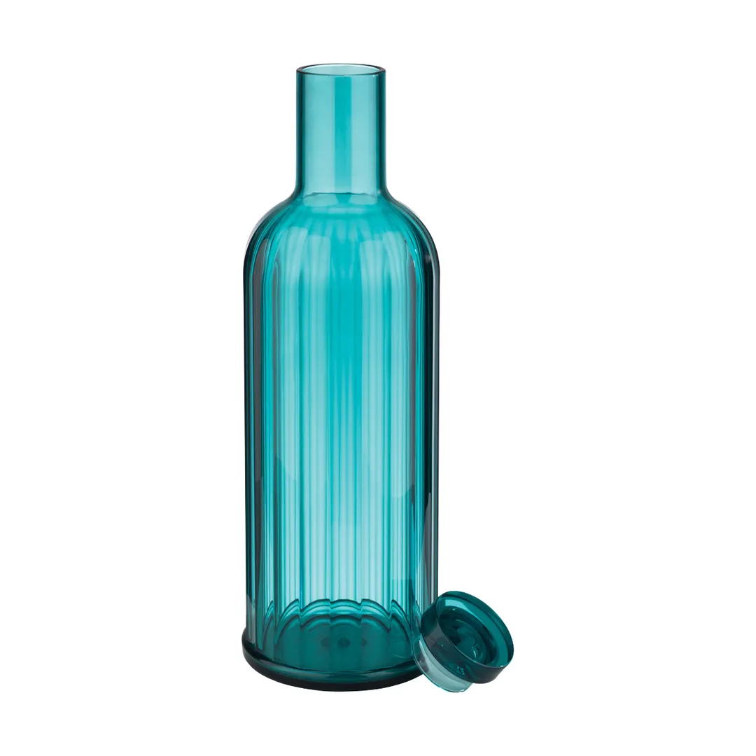 APS Germany APS 10749 - 34 oz Bottle, 3-5/8" Dia x 11-1/4" H, Plastic, Silicone Ring Top - 12/Case