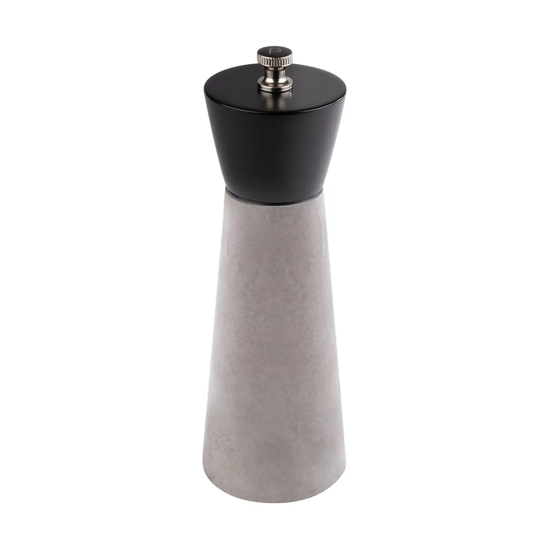 APS Germany APS 40538 Pepper Mill - 2"-3/8" Dia x 7"-1/8" H, Steel, Grind, Concrete Base - 6/Case