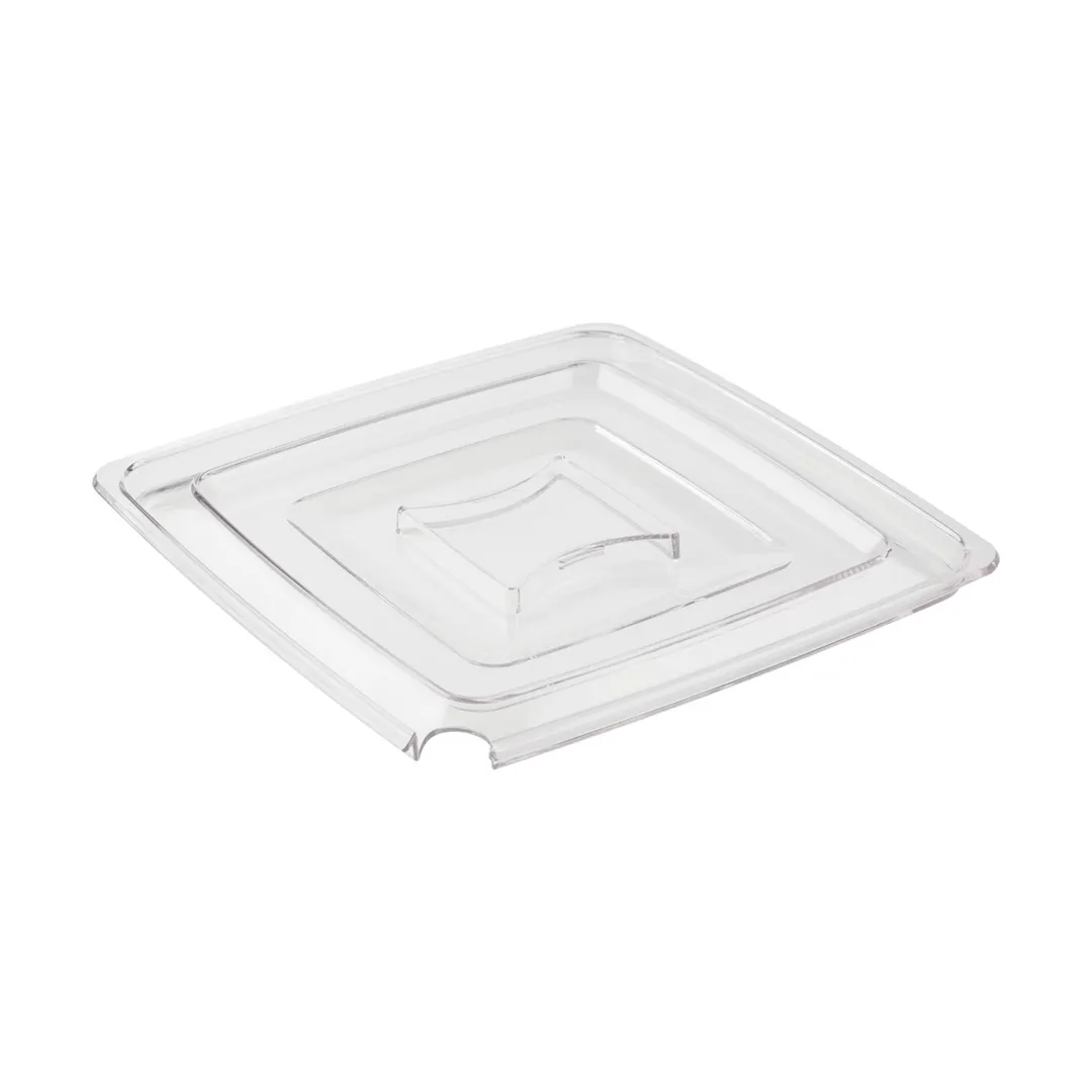 APS Germany APS 83601 Display Cover 10" x 10" x 1" SAN Safe Spoon Notch Stackable - 1/Case