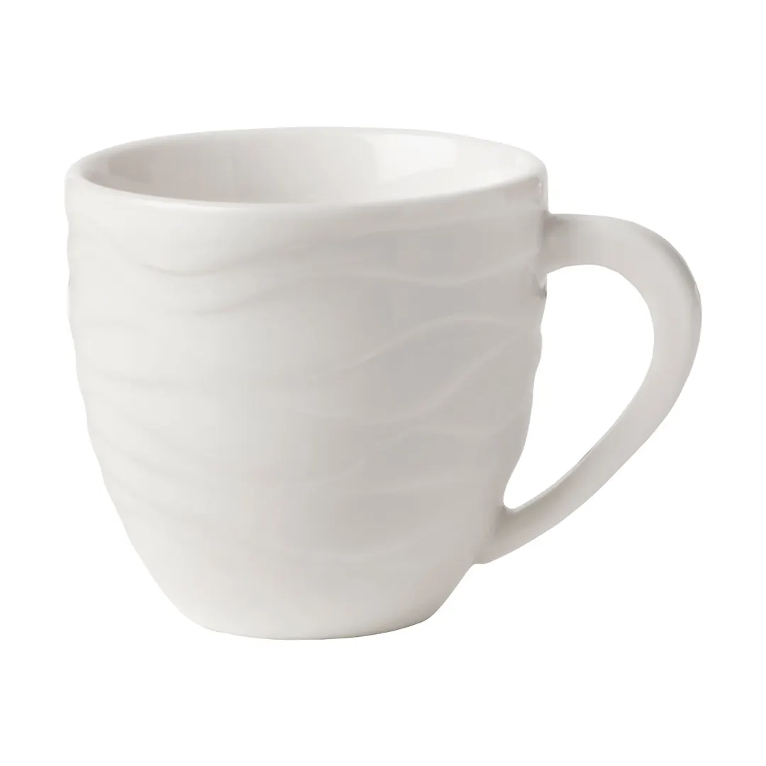 Mikasa 5260086 Camilla Demitasse Cup, 3 oz, Vitrified Porcelain, White, Dishwasher & Microwave Safe