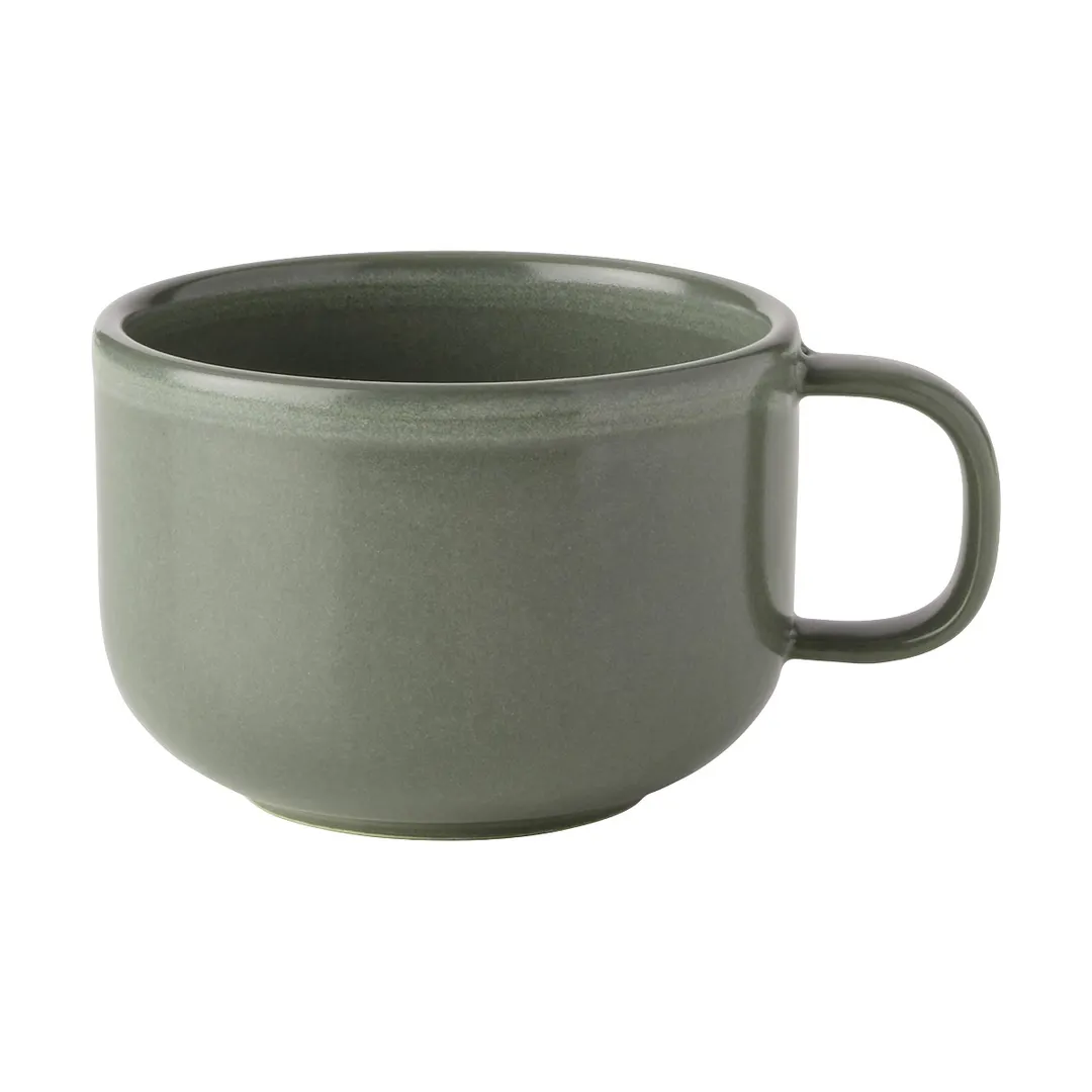 Mikasa 5275173 Porcelain Coffee Pot/Teapot, Solitude, 9.3oz Green, 8-12oz Capacity