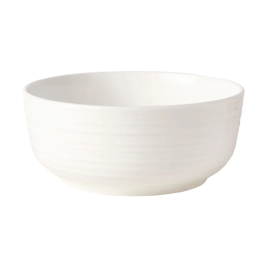 Mikasa 5308919 Callisto Bowl, 5" Round Bone China, Callisto White, General Use