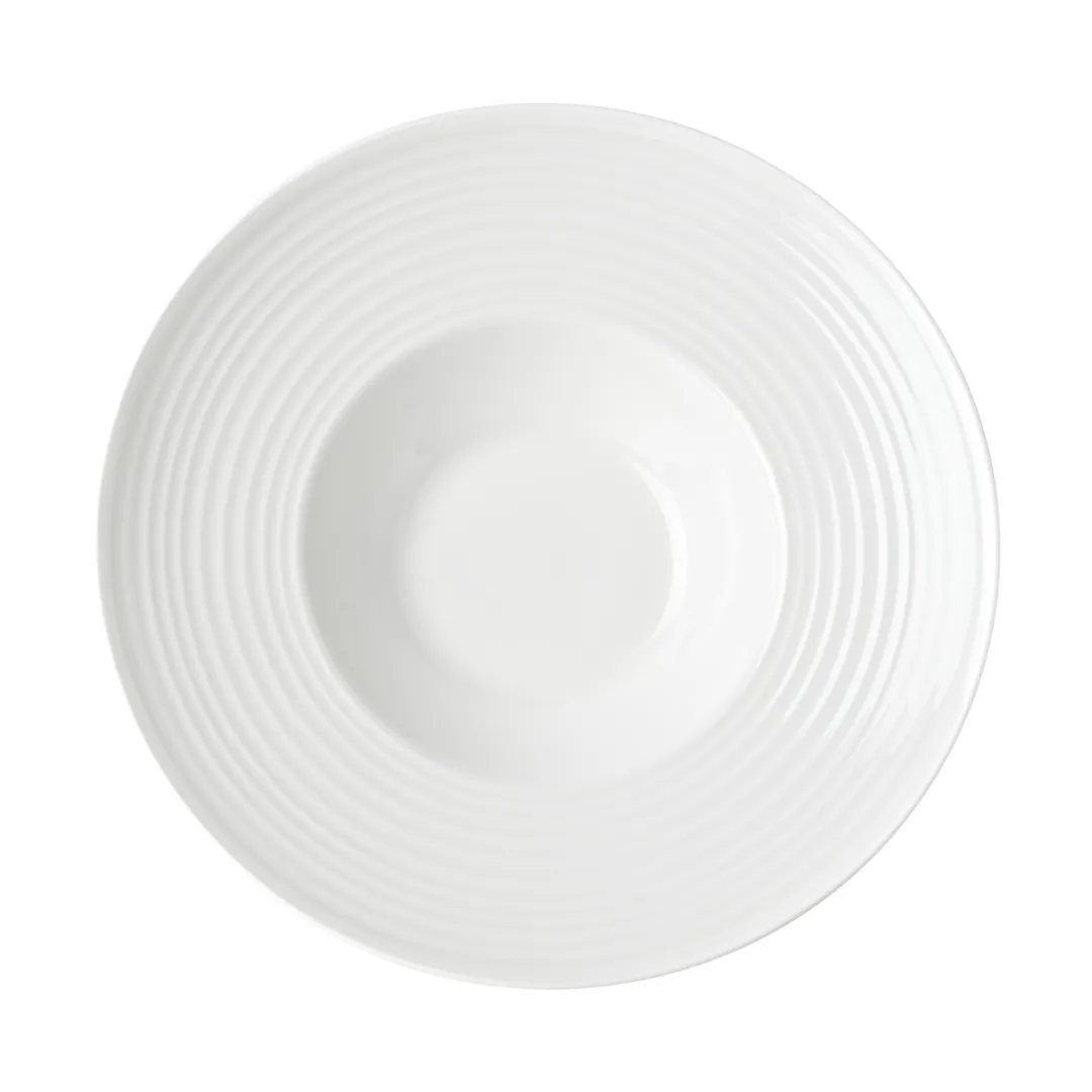 Mikasa 5312408 Callisto Plate - 9" Round Bone China, White, 22.984 oz, Dishwasher Safe - MIK-5312408