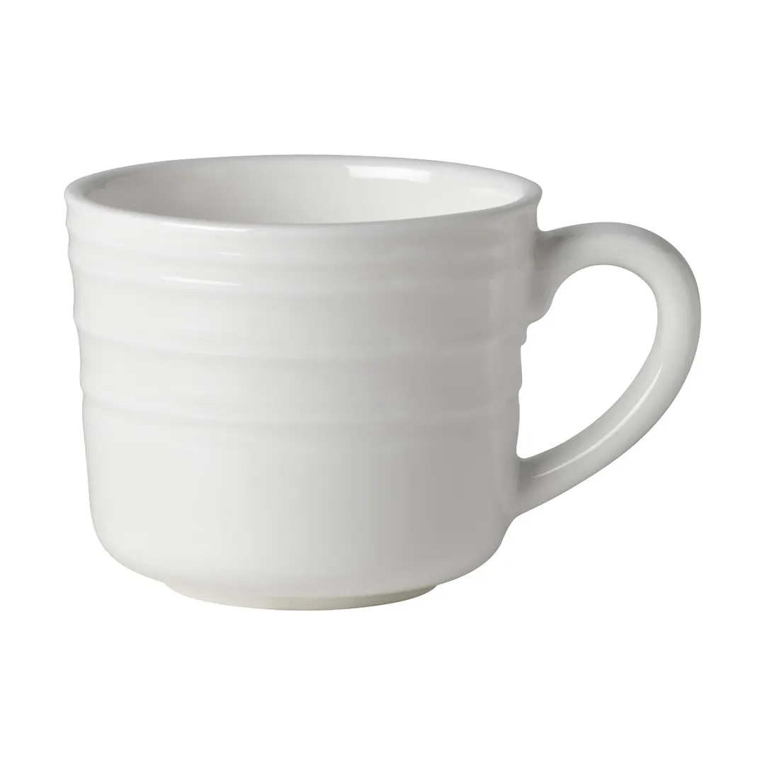 Mikasa 5313172 China Cup - 2.4" Diameter, 3.7oz, White Bone China, Melinda Collection