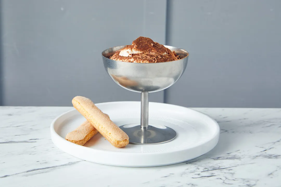 Steelite GWSUNS10V Ice Cream Sundae Cup 8 oz (4.0") Footed Stainless Steel Dishwasher Safe - 1 Dozen
