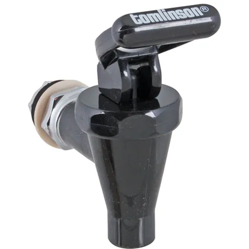 AllPoints 1331505 Faucet – 3-1/4" Spigot, 5/8-18 Shank, Plastic, Lock Nut, Rubber Washers