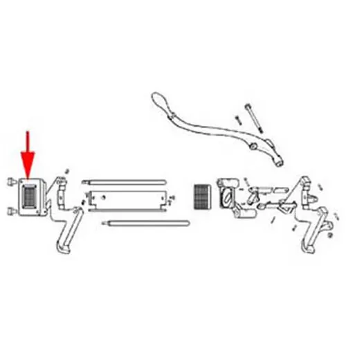 AllPoints 168241 Blade & Holder Assembly, 3/8" cut, blades