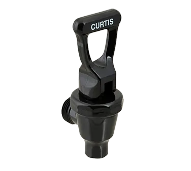 AllPoints 1781104 Faucet - 1-1/32-14 Male Thread Spigot with Wing Nut, Locking Plastic Black Finish