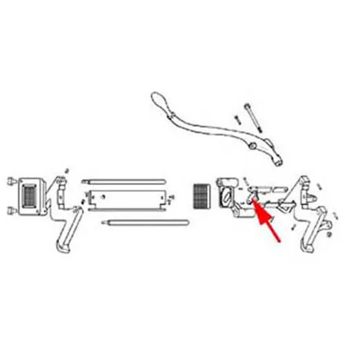 AllPoints 1881186 Bracket, pusher plate, model 29