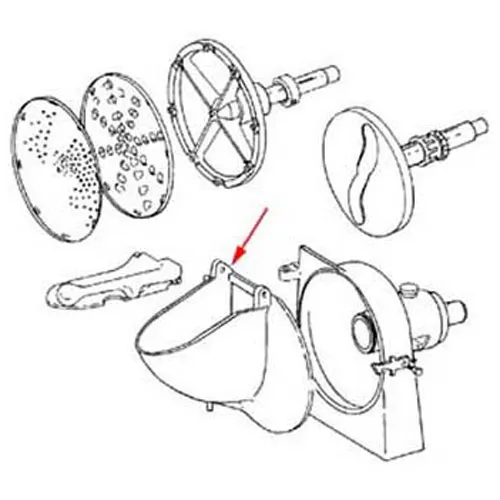 AllPoints 2051077 Vegetable Slicer Replacement Door