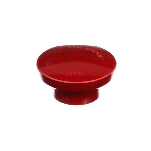 AllPoints 2171285 House Mix Knob, Red, 1-3/4" OD Condiment Dispenser Part Accessory
