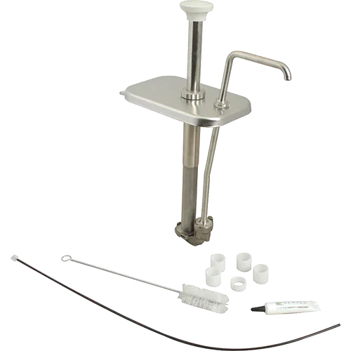 AllPoints 2171288 Pump Assembly – Two Brushes, Four 1/4" Collars, One 1/8" Collar, Knob & Lid