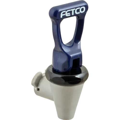 AllPoints 2762064 Beverage Dispenser Faucet, Blue Handle, Brass Spigot, 1/4" Thread, Finish