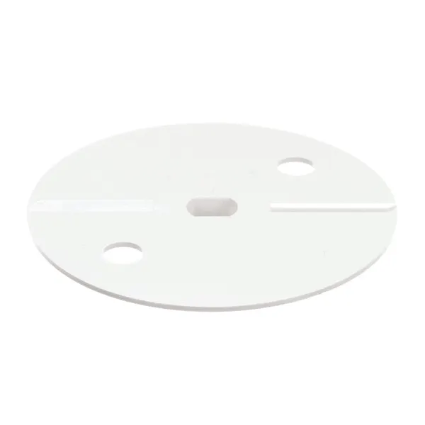 AllPoints 281837 Discharge Plate, 7" OD, white
