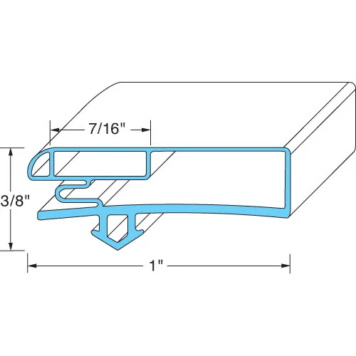 AllPoints 741204 Door Gasket