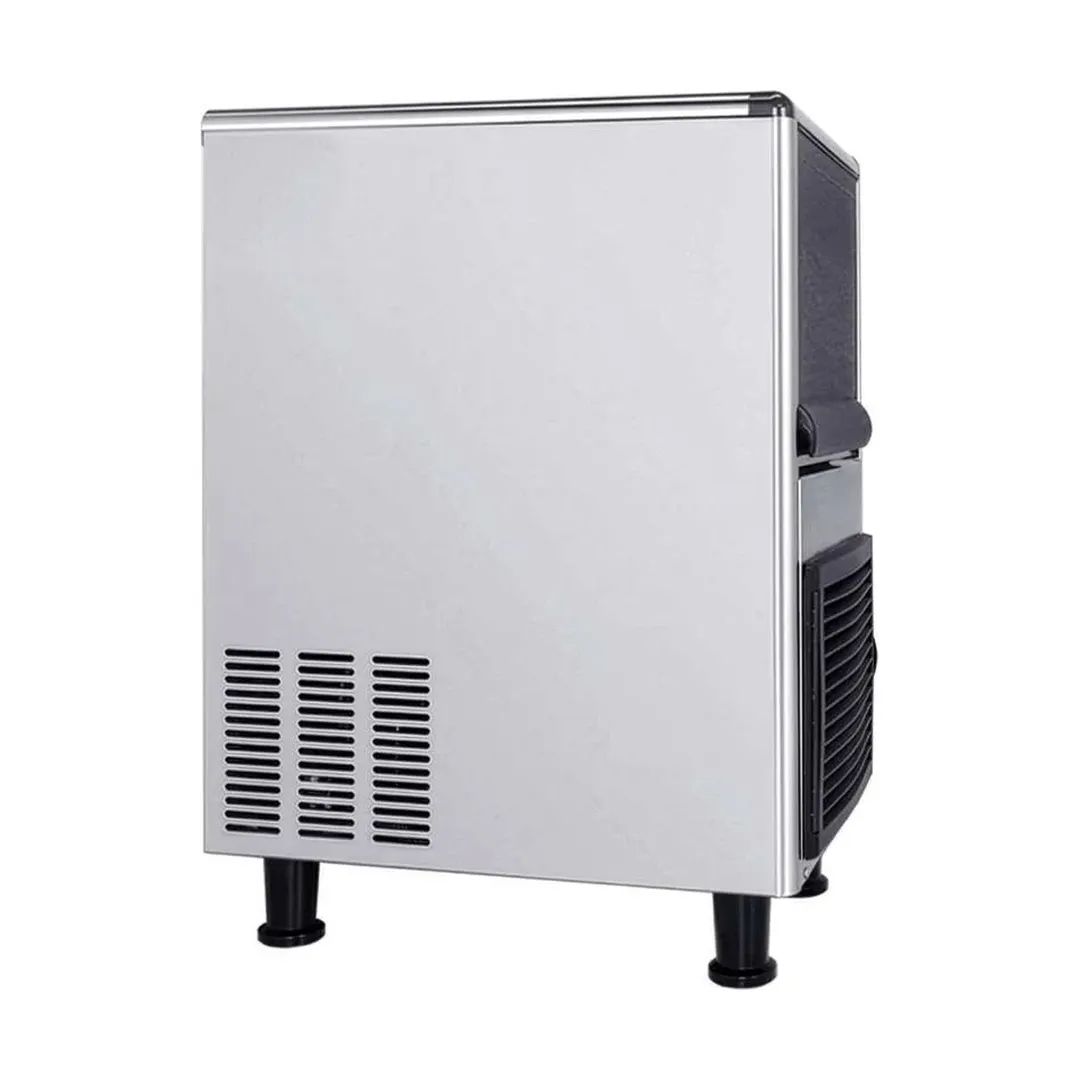 Norpole NPCIM90B 15" Air Cooled Full Cube 90 lb Undercounter Ice Machine with 33 lb Bin