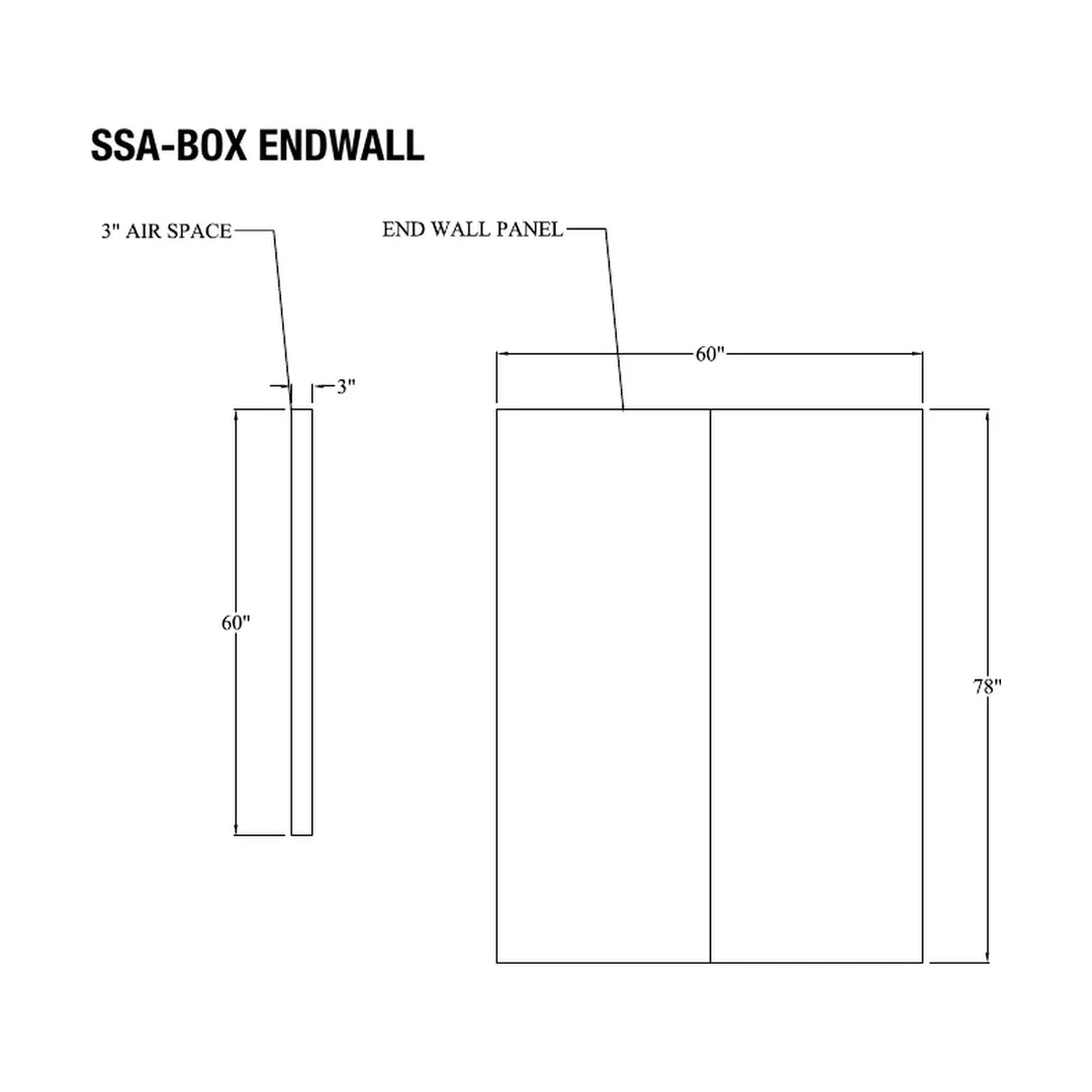 Avtec SSA-BOX ENDWALL SimpleSpec End Wall Panel