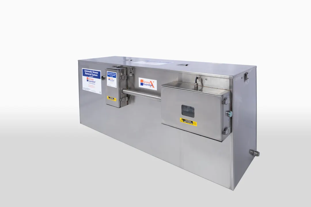 Grease Guardian GGX125-IS Removal Unit, 65", 125 GPM, 250+ lb Capacity, PLC Control, 700W UL Listed