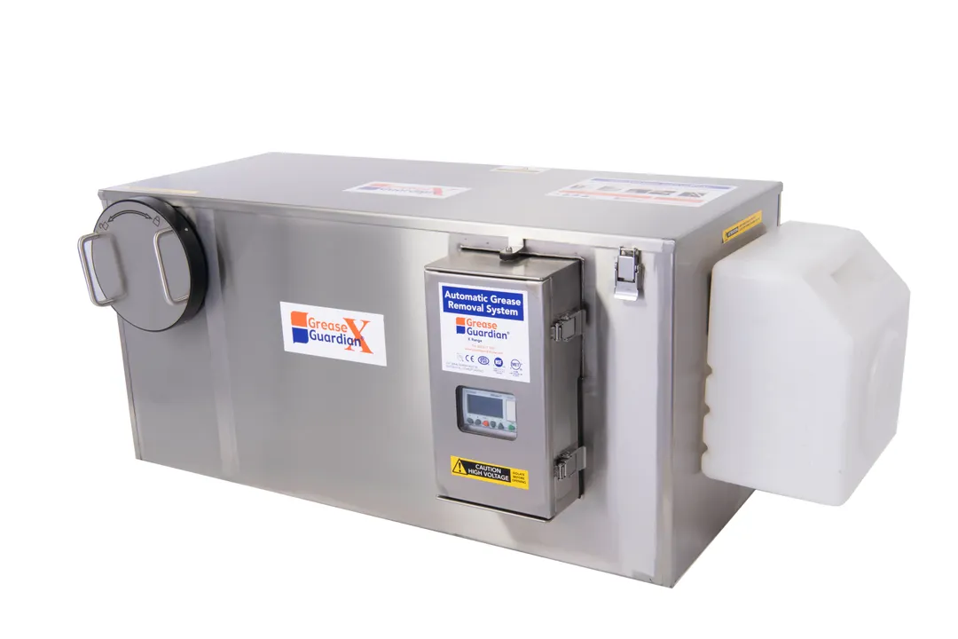 Grease Guardian GGX35 Unit, 42" 35 GPM, 70+ lb, 304 Steel, 600W Heater, PLC/HMI, NSF UL Certified