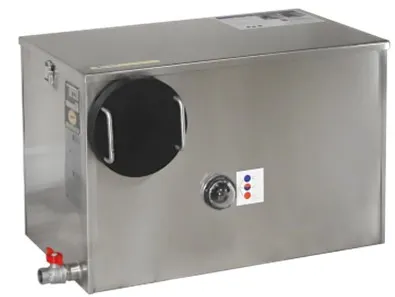 Grease Guardian GGX35M Manual Grease Trap, 35 GPM, 70+ lb Capacity, 40" Steel, UL499 Certified